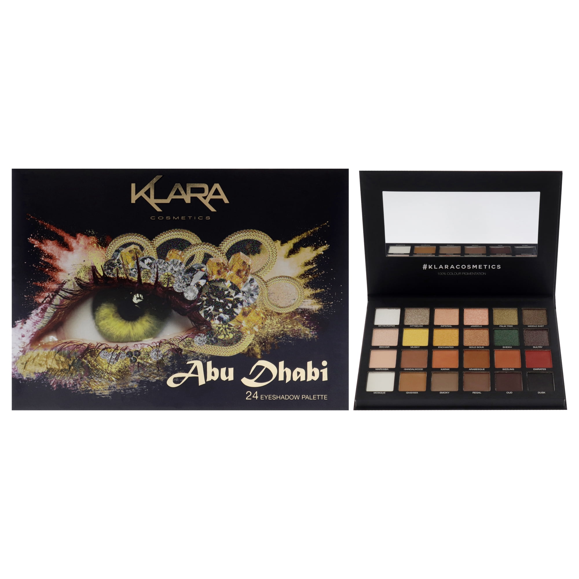 Paleta De Sombras De Ojos Klara Abu Dabi 54g