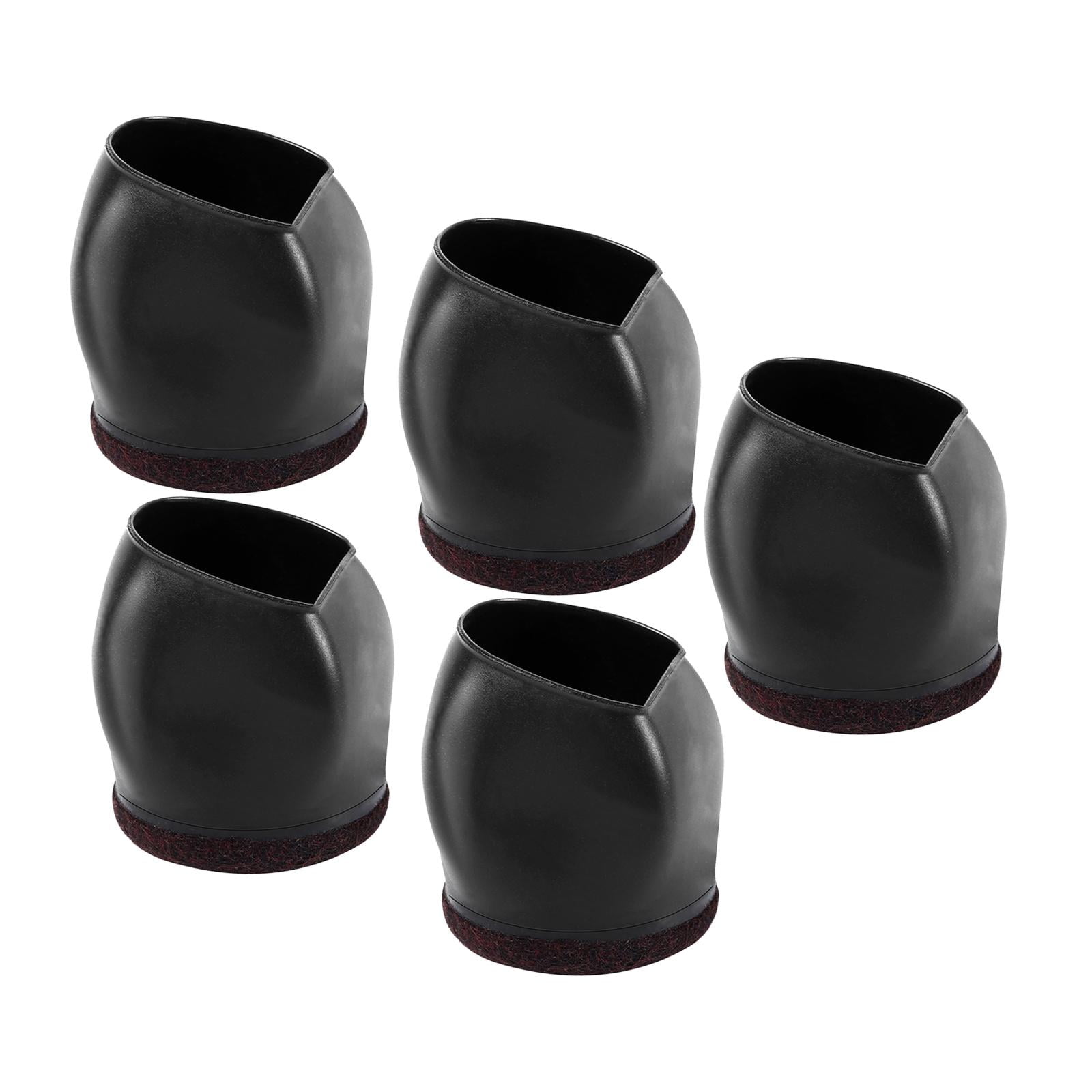 Magideal - 5 Uds Cubierta De Pie De Muebles Cubierta De Pie De Silla Evita Arañazos Protectores De Suelo Sin Ruido Tapa De Pies De Silla Tapón De Rueda De Silla