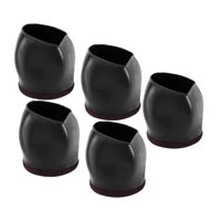 Magideal - 5 Uds Cubierta De Pie De Muebles Cubierta De Pie De Silla Evita Arañazos Protectores De Suelo Sin Ruido Tapa De Pies De Silla Tapón De Rueda De Silla