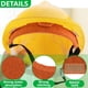 thumbnail image 3 of 12 piezas de sombrero duro Sweatband- algodón lavable sombrero duro autoadhesivo bandas de sudor forro- reutilizable casco de sombrero duro almohadillas de sudor para accesorios de sombrero, 3 of 3
