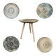 thumbnail image 1 of Mesa Lateral Dorada Estrella Mesa De Centro Decoración 40cm gris, 1 of 2