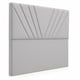 thumbnail image 1 of Respaldo De Cama 1 Plazas Gris Claro Siena, 1 of 2