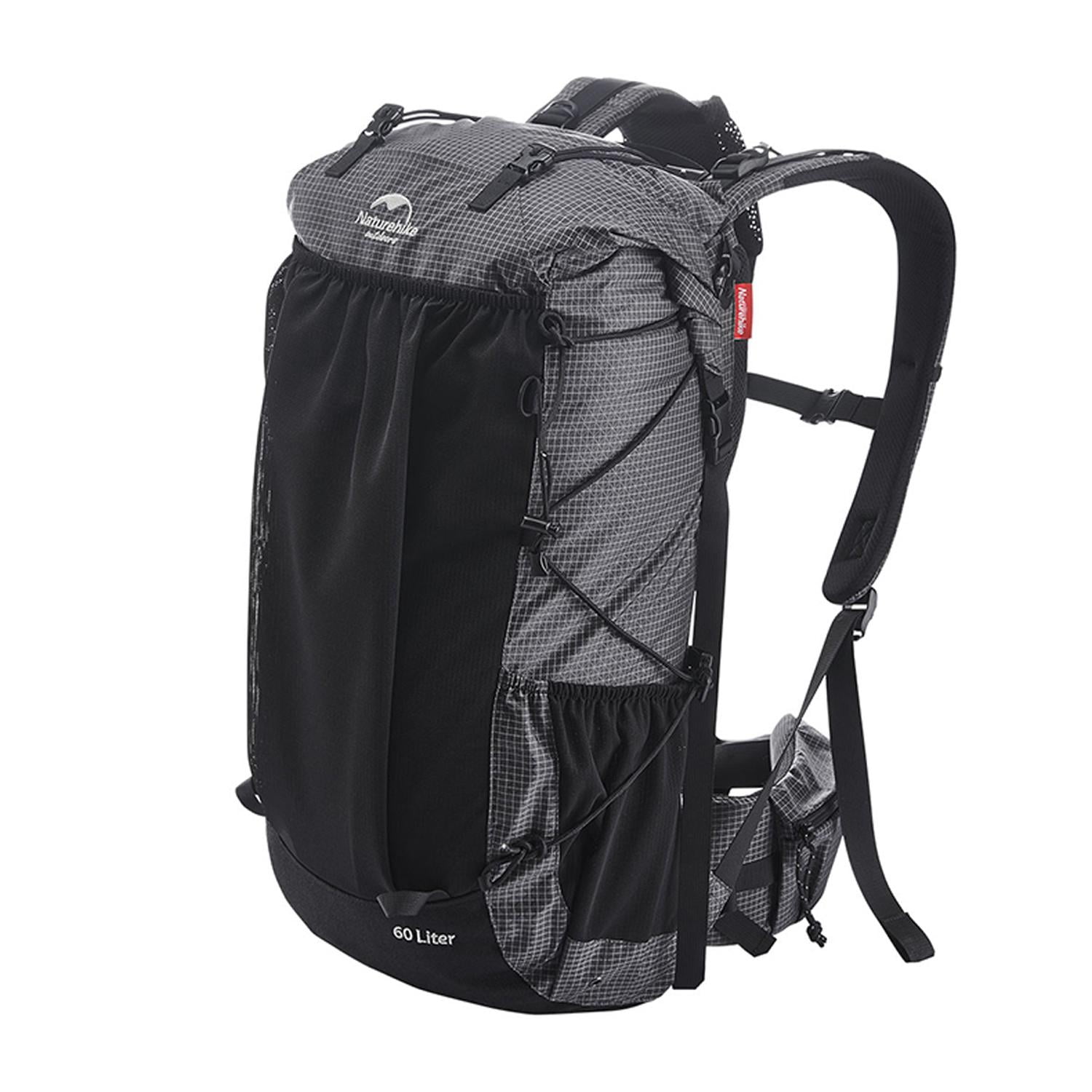 Naturehike - Mochila De Senderismo 60l + 5l Negro