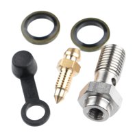 Magideal - Tornillo De Purga De Perno Banjo M10X1.0Mm Para Maestro De Freno De Cilindro De Motocicleta
