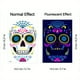 thumbnail image 1 of Funny Halloween Death Fluorescent Tattoo Sticker Face Sticker Undead Ghost Day Scar Tattoo Sticker, Temporary Tattoo Sticker The Day Of Dead Halloween Makeup, 1 of 2