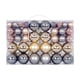 thumbnail image 1 of 100x adornos de bolas de Navidad decoraciones colgantes para de Navidad bolas de Navidad para boda fiesta de graduación aniversario de año Nuevo Hierro Gris Oro, 1 of 5