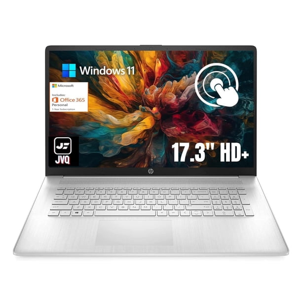 Laptop HP con pantalla táctil HD+ de 17,3", 20 GB de RAM, 1 TB SSD, Windows 11