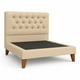 thumbnail image 3 of Cama Plaza y Media Beige Respaldo + Base, 3 of 4