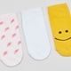 thumbnail image 4 of Calcetines Mujer Cortos Blancos y Cara amarillo Corona, 4 of 4