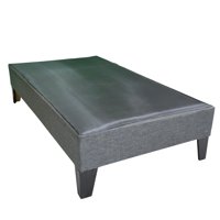 Muebles Syl - Base Americana Plaza Y Media Gris Lino Oscuro