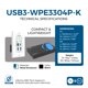 thumbnail image 5 of Extensor de placa de pared USB 3.2 OREI HDBaseT 100 m LAN, 5 of 9