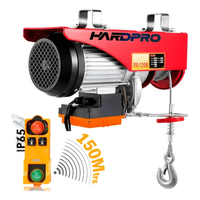 Genérico - Tecle Eléctrico Inalámbrico 500Kg 12Mtrs Cable Acero 1050W