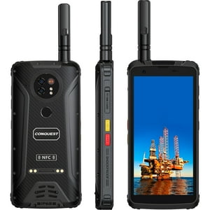 Conquest F5 - Celular Walkie Talkie Dmr/Uhf Radio Digital Y Analógico - Resistente Y Sumergible Agua