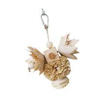 Magideal - Juguete Para Masticar Pájaros, Morder, Moler Dientes, Desgarrar Madera, Accesorios Para Ejercicio, Conejillos De Indias, Hámster, Juguete, Suministros Bola De Seda De Maíz