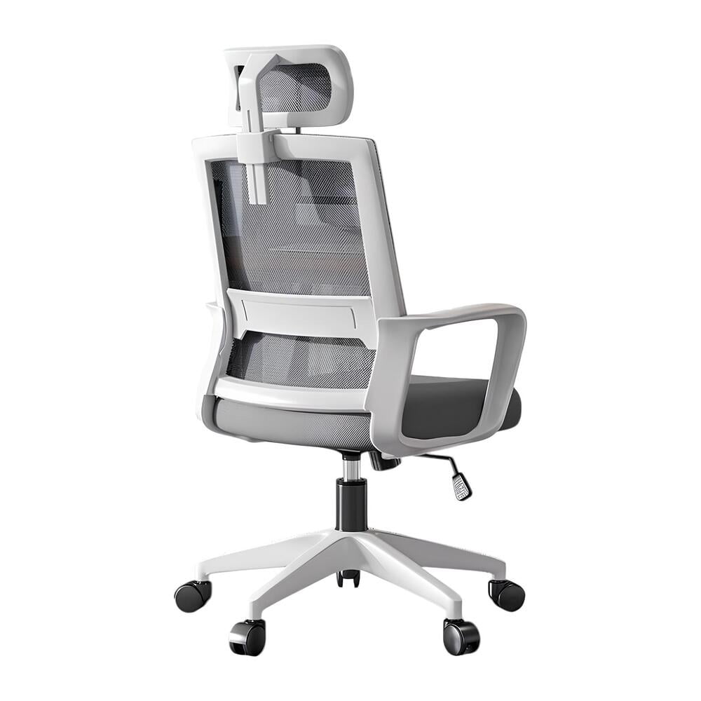 Silla De Escritorio Blanca Con Apoya Cabeza By Lubabycas