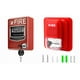 thumbnail image 3 of Alarma de incendios QWORK, sirena estroboscópica cableada con sonido y luz, 105 dB, 3 of 3