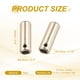 thumbnail image 2 of Uxcell 12 Piezas Puntas de Cordón, 20mm Herretes Metálicos para Extremos de Cordones de Zapatos con Tornillo para Zapatillas de Lona Cuerdas de Ropa de Bricolaje, Dorado, 2 of 6