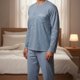 thumbnail image 1 of Pijama Hombre Manga Larga, 1 of 2