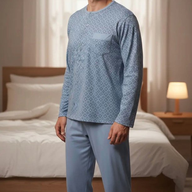 Pijama Hombre Manga Larga