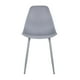 thumbnail image 3 of Silla Deco Plastico Patas Metálicas Igor 45*53*83 Gris, 3 of 8