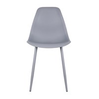 Escandinavia - Silla Deco Plastico Patas Metálicas Igor 45*53*83 Gris