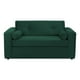 thumbnail image 1 of Sofa Vivo 2c Felpa 30 Verde Botella, 1 of 5
