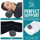 thumbnail image 4 of Almohada cervical enrollable AllSett Health con funda gris, 4 of 7