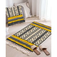 Tengfei - Alfombra De Lino 60X90 Con Tufting