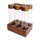 thumbnail image 5 of Tubos De Ensayo De Grano De Café Vacíos Transparentes Para Encimera De Cocina Cafetería Al Por Menor 22g, 5 of 5