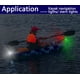 thumbnail image 2 of Kit de Luces de Navegación LED para Barco Amzonly 4 Piezas Recargables, 2 of 7