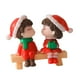 thumbnail image 4 of Figuras De Pareja De Navidad, Figuritas En Miniatura Para Bodas, Cumplea?os, Navidad, Sentado, 2 Uds., 4 of 5