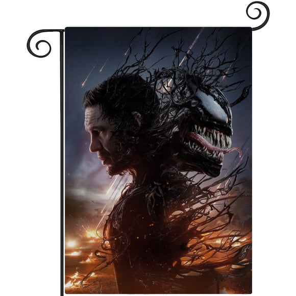 Venom-bandera de jardín temática. 28CM*45CM