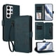 thumbnail image 1 of Funda Cartera Mariposa para [Samsung Galaxy S24 Ultra] con Soporte y Cremallera Verde oscuro, 1 of 6