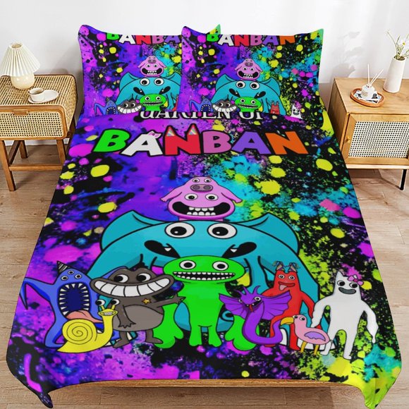 Garden Of Banban Bedding Set Duvet Cover Comfortable and Lightweight Cartoon Bedding 3 Piece Bed Set