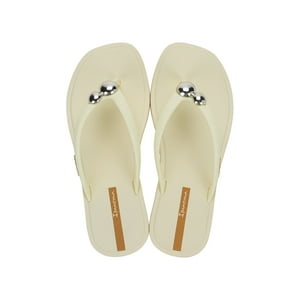 Sandalia Mujer Beige Metal Chic Ipanema