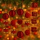 thumbnail image 3 of Set 24 Adornos Navideños Decoración Bambalinas 4cm Rojas, 3 of 3