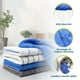 thumbnail image 3 of Pack De 12 Paños De Cocina 60x40 Cm Microfibra Azul Y Blanco, 3 of 6