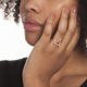 thumbnail image 2 of Anillo Lupine de Sole du Soleil para mujer, baño de oro rosa 18k, 2 of 4