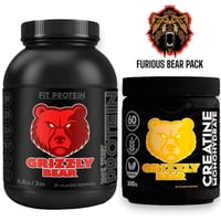 Grizzly Bear - Pack Proteina Whey 2Kg Berries & Creatina Monohidratada 300Gr