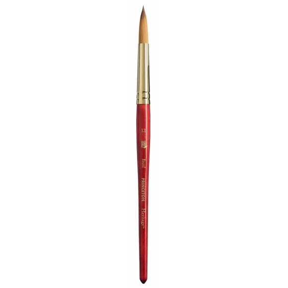 Pincel Princeton Heritage 4050 Redondo de Pelo Sintético Sable Nº 12