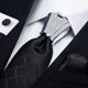thumbnail image 4 of Corbata Seda Hombres + Nudo + Colleras + Paño. Dif Modelos negro Talla Única, 4 of 6