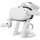 thumbnail image 1 of Soporte de casco VR para Quest 2 - Estación de acoplamiento de pantalla de controlador táctil, para Quest 2/Quest/Rift/Rift S/Samsung Odyssey/Valve Index/HTC Vive -Blanco, 1 of 8