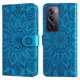 thumbnail image 5 of Funda tipo cartera FOXDOCK para OPPO Reno 12 5G , diseño girasol en relieve, cuero PU, cierre magnético, soporte y tarjetero, 5 of 5