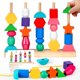 thumbnail image 1 of Juego de Cuentas para Ensartar JRUXJWI Montessori de Madera STEM, 1 of 6