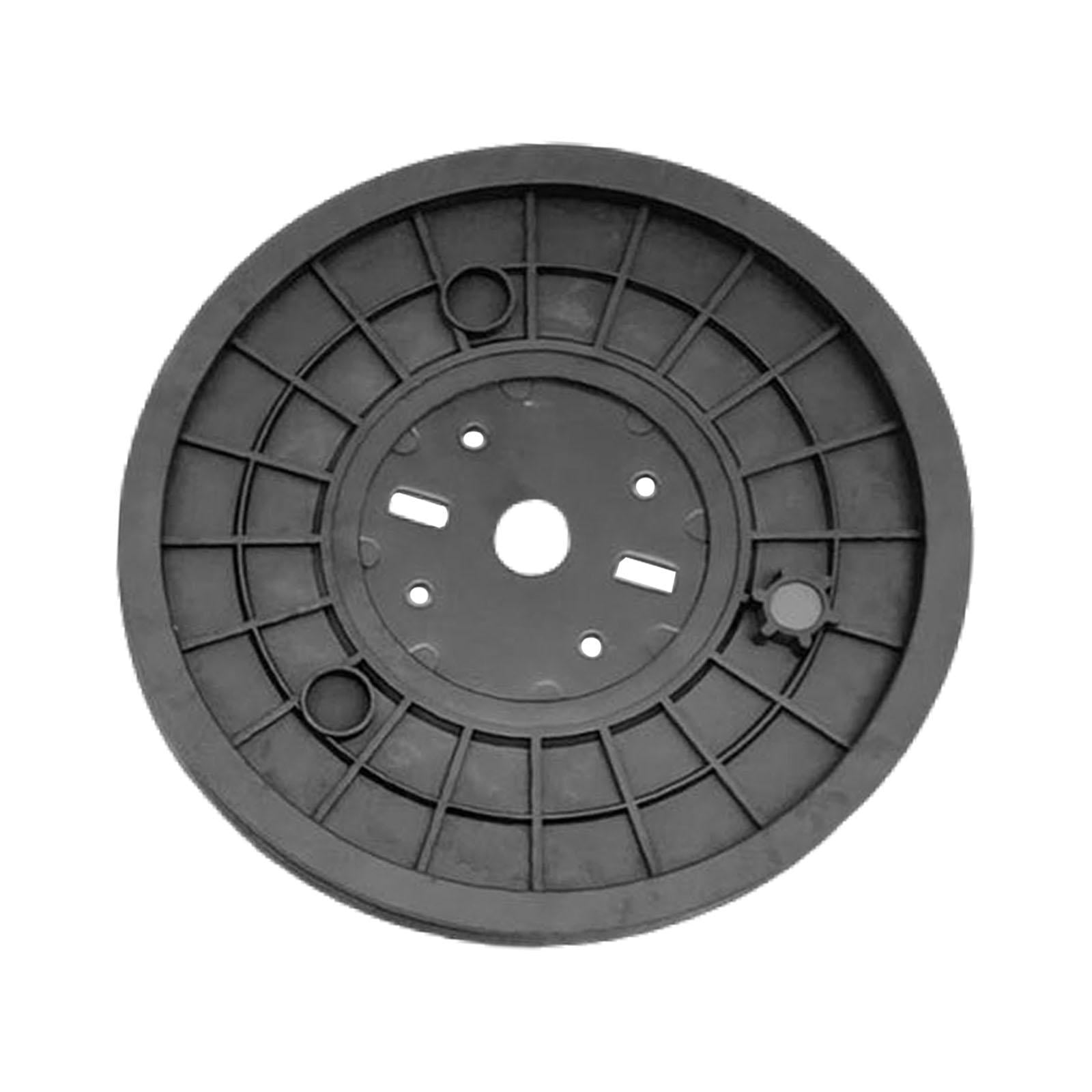 Magideal - Bicicletas De Ejercicio Cinturón De Transmisión Disco Estacionario Part Part Part Party Herramientas, Disco De Rueda Dinámica De Cinturón Para Bicicle Agujero Redondo De 20 Cm