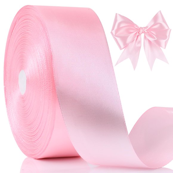 Cinta NESCCI satinada rosa de una cara – 4 cm x 91 m