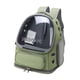 thumbnail image 4 of Mochila Transportín Para Gatos Y Perros Pequeños Portátil Transparente Para Senderismo Verde, 4 of 5