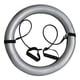 thumbnail image 1 of Silla De Pelota De Yoga, Soporte De Estabilidad Inflable, Base, Bandas De Resistencia, Color Gris, 1 of 3