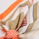 thumbnail image 4 of Pañuelo Tipo Seda 70x70 Cm Geométrico Líneas Moderno naranja Talla Única, 4 of 4