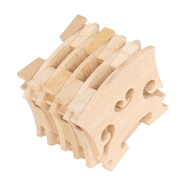 10 Piezas De Puente De Violín De Arce 4/4 Hecho A Mano Para Tocar El Violín Más Rápido Y Con Mayor Claridad